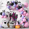 Halloween Round Latex Balloon Party Scene Decoration Combination Suit