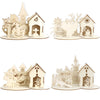 Halloween Simple Style House Wood Party Festival Ornaments