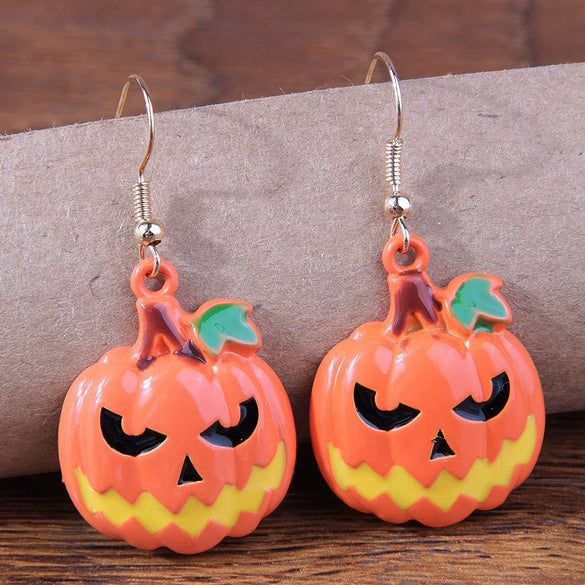 Halloween Skull Horror Atmosphere Alloy Earrings