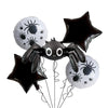 Halloween Spider Aluminum Film Balloon 5Piece Set Round Shape Party Decoration