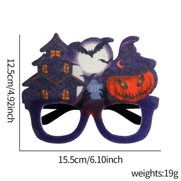 Halloween Spider Pumpkin Cartoon Glasses Frame Made Of Plastic With Semi Manual Semi Mechanical Craft For Children And Adults