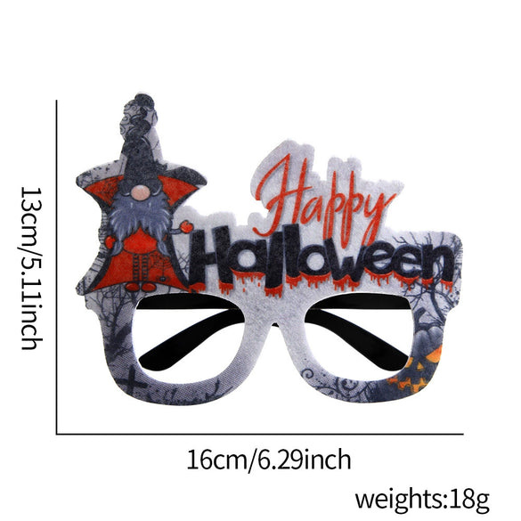 Halloween Spider Pumpkin Cartoon Glasses Frame Made Of Plastic With Semi Manual Semi Mechanical Craft For Children And Adults