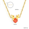 Halloween Spider Web Pendant Necklace Electroplated Stainless Steel Geometric Jewelry With Cross Chain For Women And Men