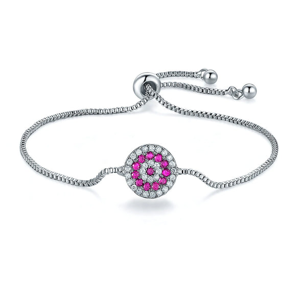 Hand Jewelry Bracelet Crystal Protection Copper Flowers Electroplating Natural Style Couple Women