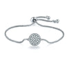 Hand Jewelry Bracelet Crystal Protection Copper Flowers Electroplating Natural Style Couple Women