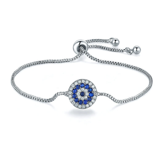 Hand Jewelry Bracelet Crystal Protection Copper Flowers Electroplating Natural Style Couple Women