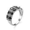 Hand Jewelry Copper Light Luxury Geometric Zircon Electroplated Ring For Women And Unisex