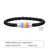 Hand Jewelry Pu Leather Geometric Braided Bracelet