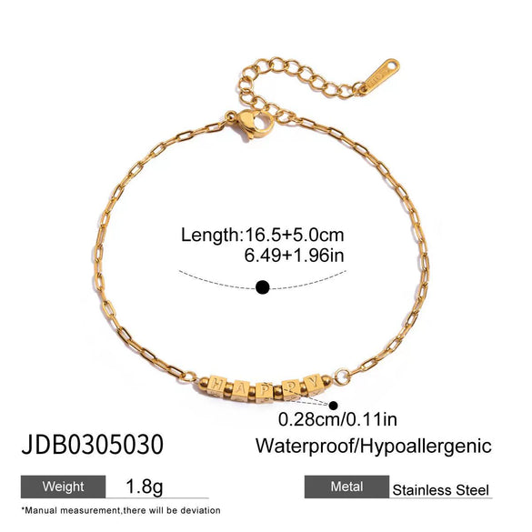 Hand Jewelry Stainless Steel Butterfly Mitten Bracelet With Animal Zodiac Pattern Electroplated