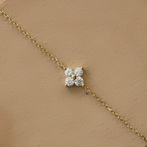 Hand Jewelry Zircon Geometric Light Luxury Set With Diamonds