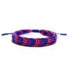 Hand Knitted Thread Rope Braided Bracelet Natural Colorful Geometric Woven Jewelry For Unisex