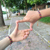 Hand Knitted Thread Rope Braided Bracelet Natural Colorful Geometric Woven Jewelry For Unisex