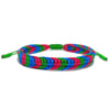 Hand Knitted Thread Rope Braided Bracelet Natural Colorful Geometric Woven Jewelry For Unisex