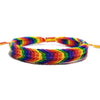 Hand Knitted Thread Rope Braided Bracelet Natural Colorful Geometric Woven Jewelry For Unisex