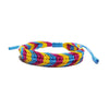 Hand Knitted Thread Rope Braided Bracelet Natural Colorful Geometric Woven Jewelry For Unisex
