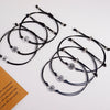 Hand Woven Geometric Alloy Compass Bracelet Unisex Friendship Couple Bracelet Graduation Gift Card Bracelet