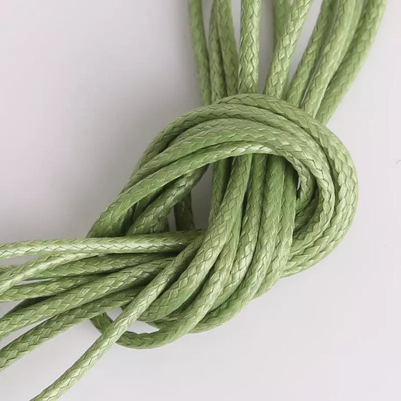 Hand Woven Wax Rope Leather Rope Necklace Bracelet
