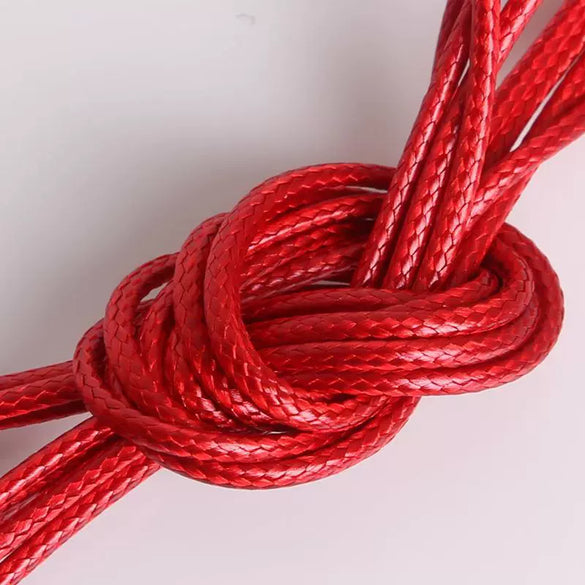 Hand Woven Wax Rope Leather Rope Necklace Bracelet