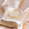 Handcrafted Copper Bracelet With Simple Inlay And Electroplating Popular Niche Design For Women