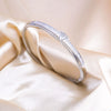 Handcrafted Copper Bracelet With Simple Inlay And Electroplating Popular Niche Design For Women