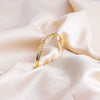 Handcrafted Copper Bracelet With Simple Inlay And Electroplating Popular Niche Design For Women