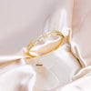 Handcrafted Copper Bracelet With Simple Inlay And Electroplating Popular Niche Design For Women