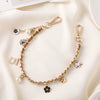 Handheld Chain Jewelry Accessories Metal Leather Double Chain Hand Knitted