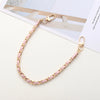 Handheld Chain Jewelry Accessories Metal Leather Double Chain Hand Knitted