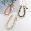 Handheld Chain Jewelry Accessories Metal Leather Double Chain Hand Knitted