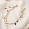 Handheld Chain Jewelry Accessories Metal Leather Double Chain Hand Knitted