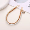 Handheld Chain Jewelry Accessories Metal Leather Double Chain Hand Knitted