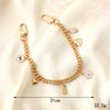 Handheld Chain Jewelry Accessories Metal Leather Double Chain Hand Knitted