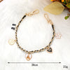 Handheld Chain Jewelry Accessories Metal Leather Double Chain Hand Knitted
