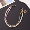 Handheld Chain Jewelry Accessories Metal Leather Double Chain Hand Knitted