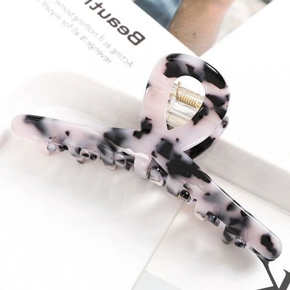 Handmade Acetate Acrylic Crossshaped Hair Claw Clip For Women Stylish Hair Accessory