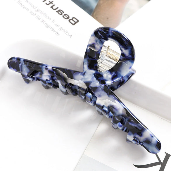 Handmade Acetate Acrylic Crossshaped Hair Claw Clip For Women Stylish Hair Accessory