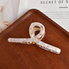 Handmade Acetate Acrylic Crossshaped Hair Claw Clip For Women Stylish Hair Accessory