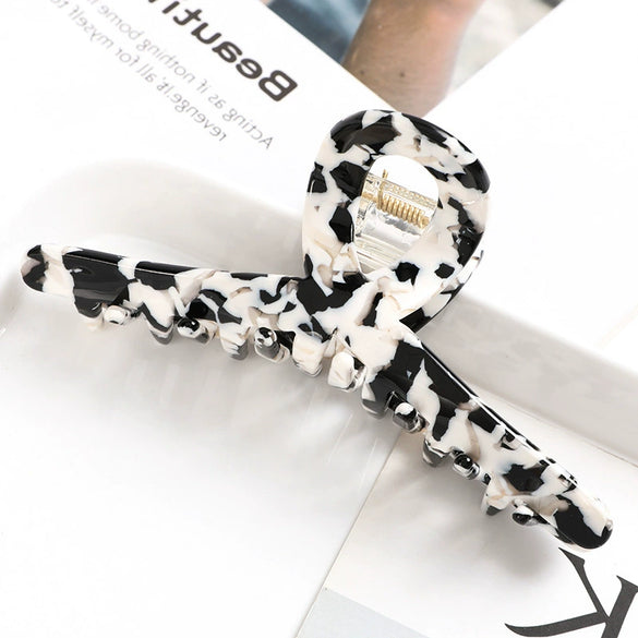 Handmade Acetate Acrylic Crossshaped Hair Claw Clip For Women Stylish Hair Accessory