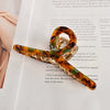 Handmade Acetate Acrylic Crossshaped Hair Claw Clip For Women Stylish Hair Accessory