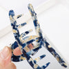 Handmade Acetate Acrylic Crossshaped Hair Claw Clip For Women Stylish Hair Accessory