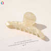 Handmade Acetate Geometric Duckbill Hair Clip For Women Elegant Minimalist Hair Accessory