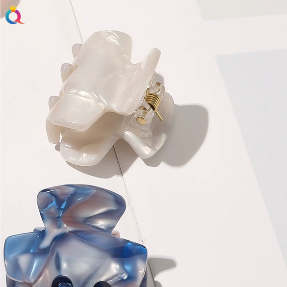 Handmade Acetate Hair Claw Clip For Women Elegant Simple Small Hairpin Accessory