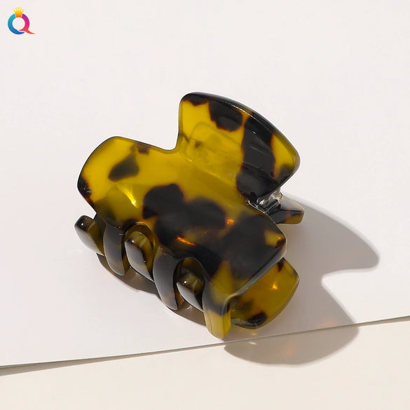 Handmade Acetate Hair Claw Clip For Women Elegant Simple Small Hairpin Accessory