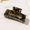 Handmade Acetate Tortoiseshell Pattern Duckbill Hair Clip For Women Minimalist Retro Elegant Large Hair Accessory