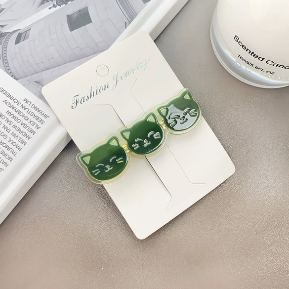 Handmade Acetic Acid Animal Duckbill Hair Clip French Retro Style