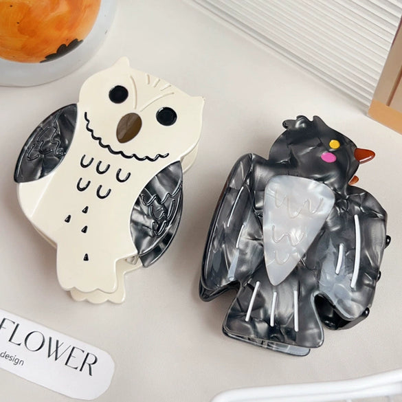 Handmade Acetic Acid Animal Owl Hair Clip Cute Hair Accessories
