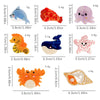 Handmade Acetic Acid Cartoon Ocean Animals Hair Clips For Women