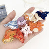 Handmade Acetic Acid Cartoon Ocean Animals Hair Clips For Women