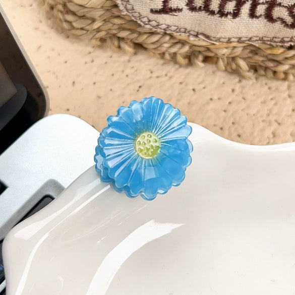 Handmade Acetic Acid Flower Hair Clips For Women Sunflower And Daisy Styles
