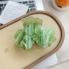 Handmade Acetic Acid Fourleaf Clover Flower Hair Clip For Women